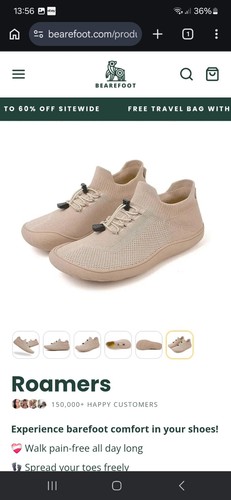 Barefoot roamers men walking - barefoot, men's